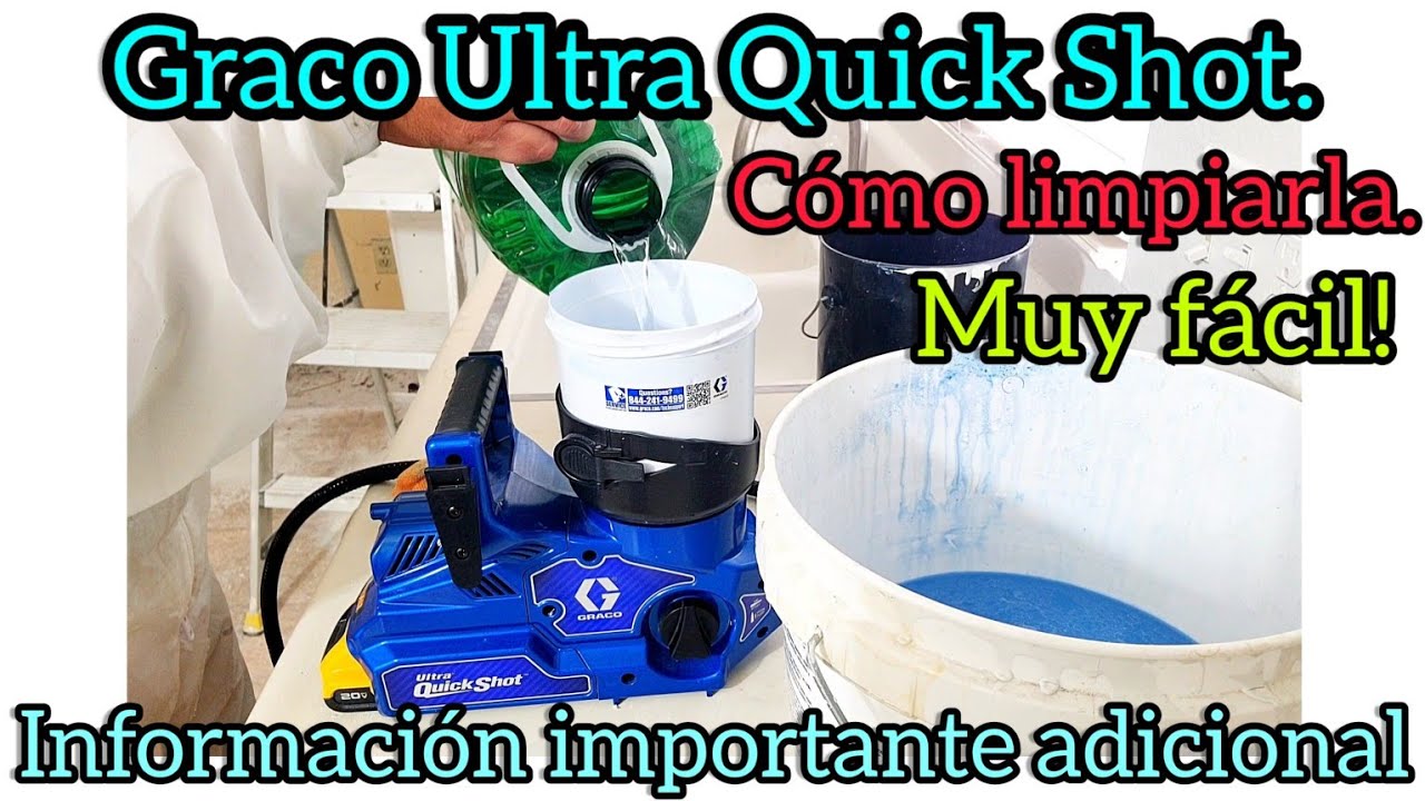 Graco Ultra Quick Shot! como limpiarla fácil! (información muy importante adicional.