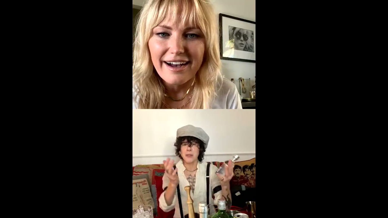 Malin Akerman's live chat with her friend, LP!
