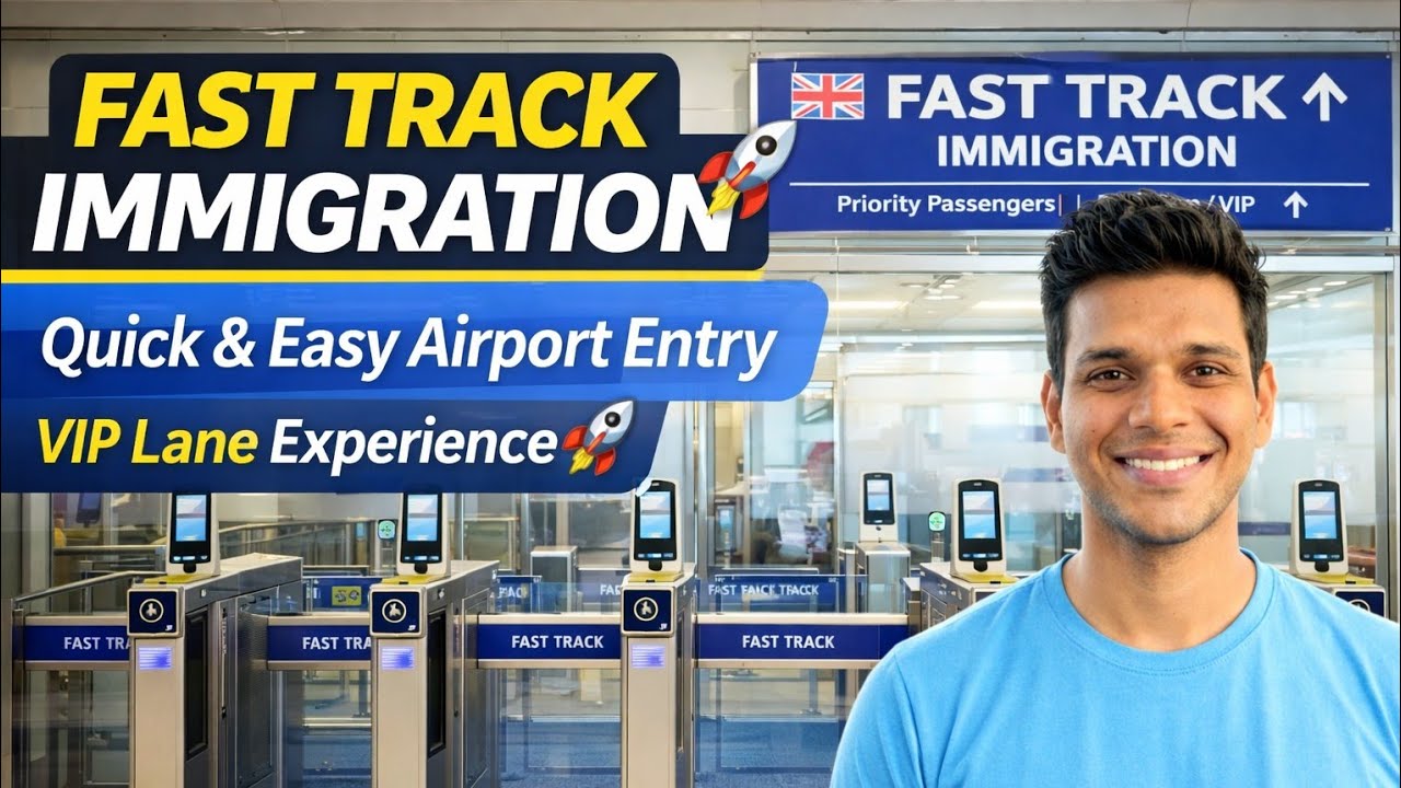 Fast Track Immigration at the Airport | Quick & Easy Process 🚀