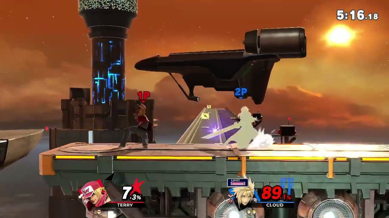 スマブラSP　オンライン対戦　テリーvsクラウド