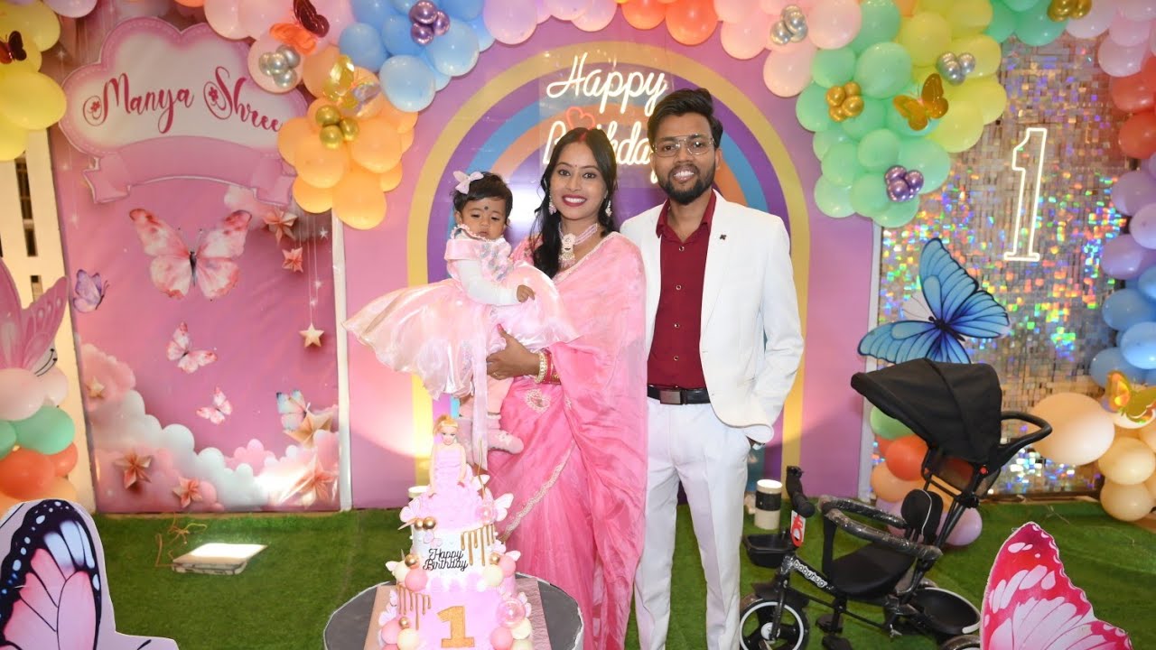 Manya's first Birthday Grand Celebration 🥳 || Full Birthday Vlog 🎂 