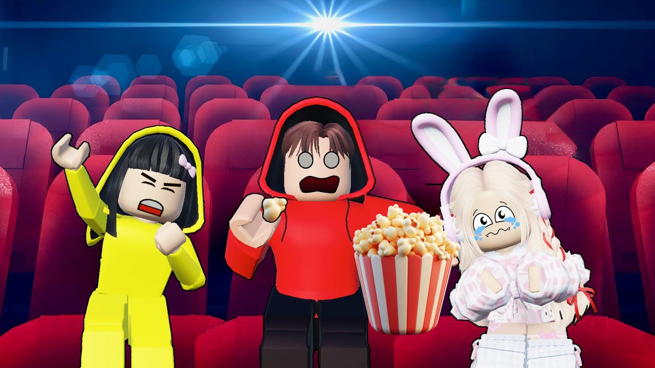 Yuta, Mio Dan Baby Celine Kabur Dari Bioskop Polisi Zombie || ROBLOX