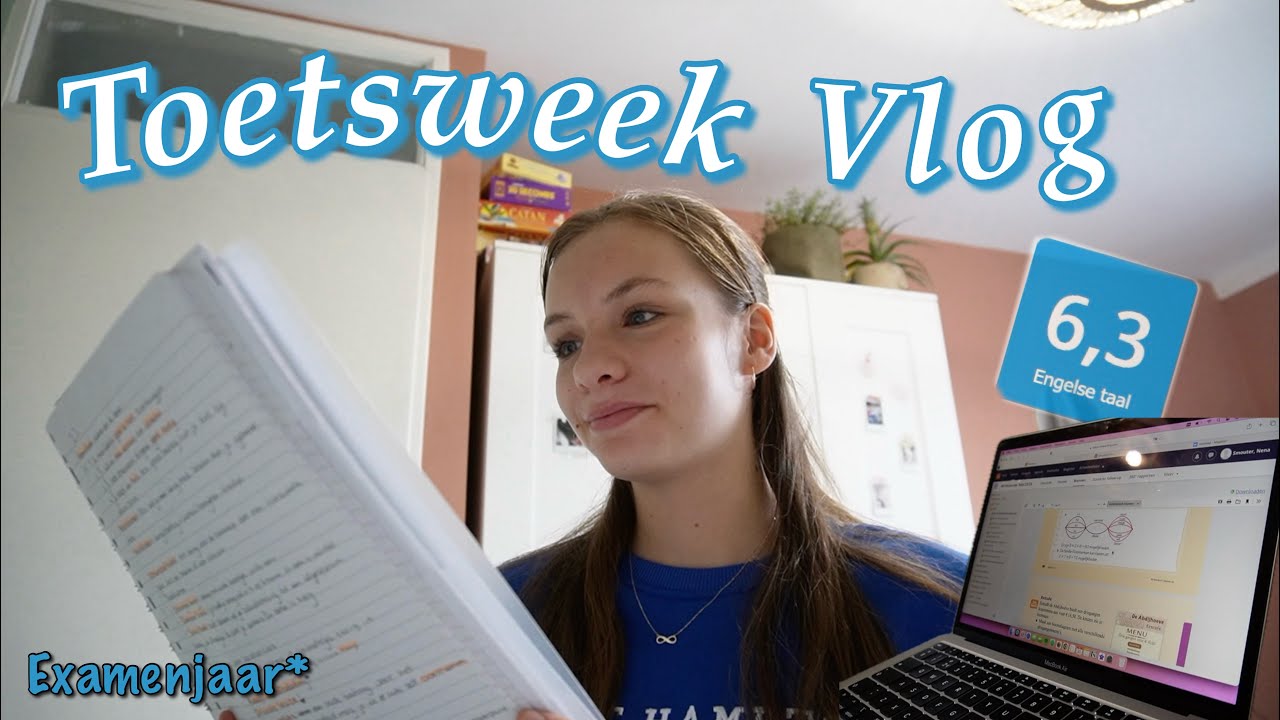 Toetsweek vlog PTA 2023 | 4mavo | periode 1 middelbare school | plannen, leren, geen motivatie :)