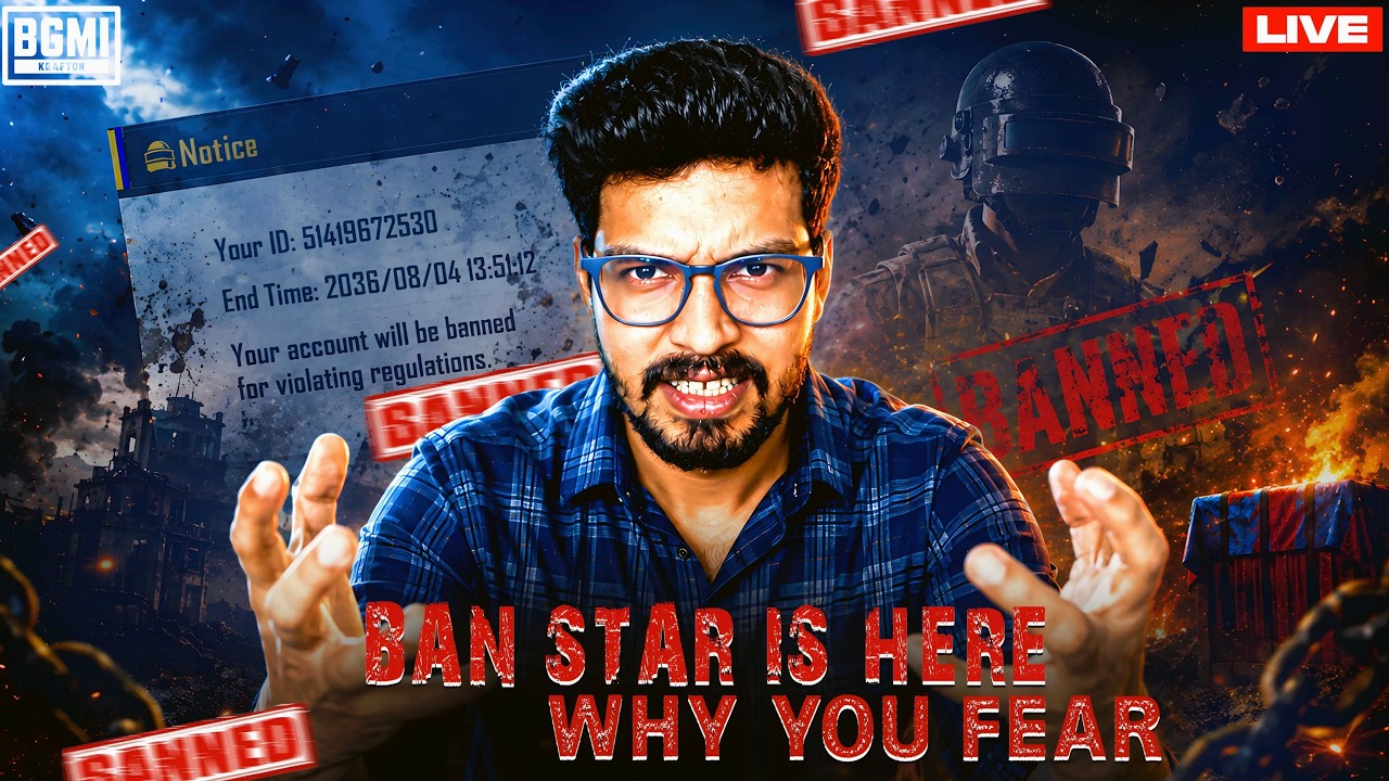 🔴Ban Star is Live in BGMI New Update | PUBG Mobile Live with @TeluguGuyYT