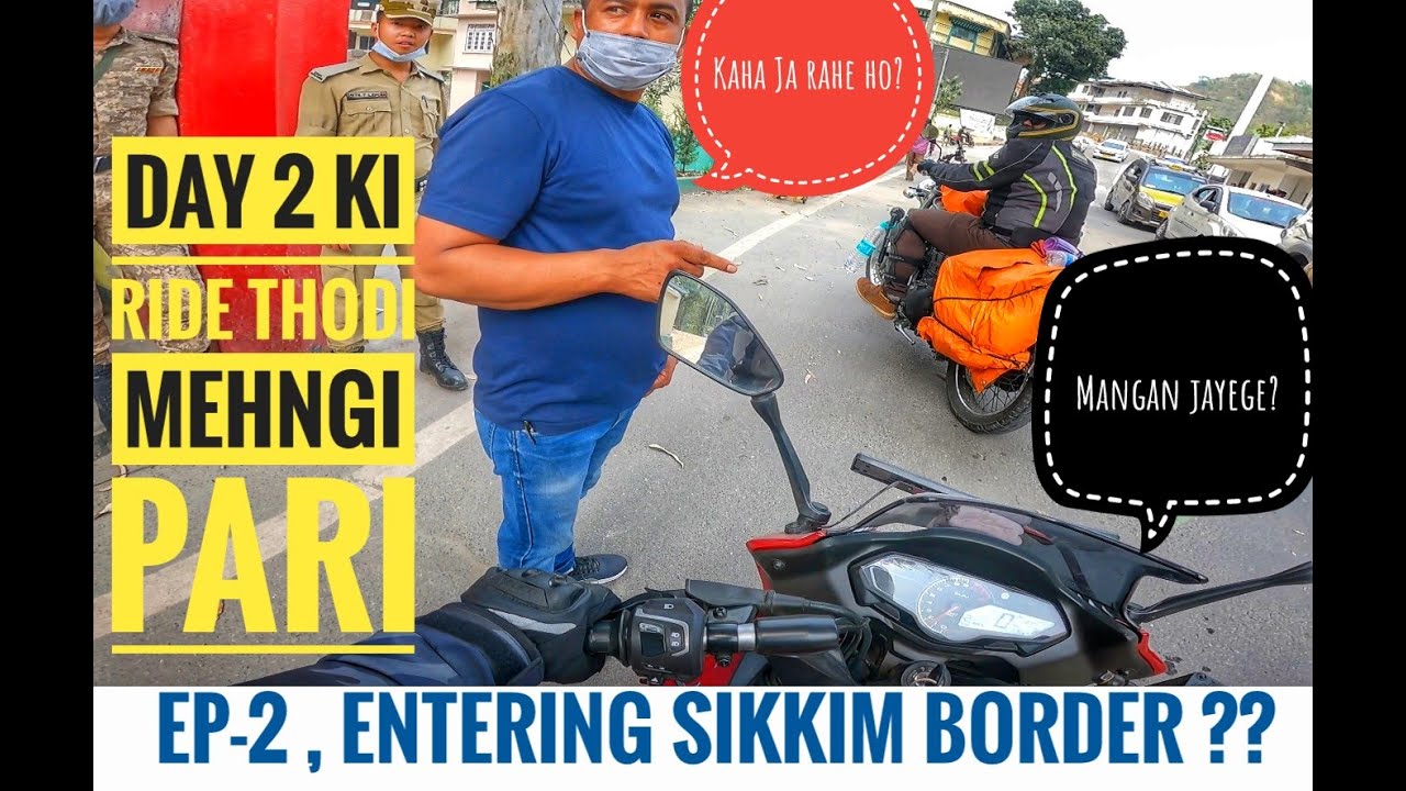 Police ne ye kya puch Liya??|Kolkata To Sikkim |Day2| Mangan| #kolkata #sikkim #pulsarf250