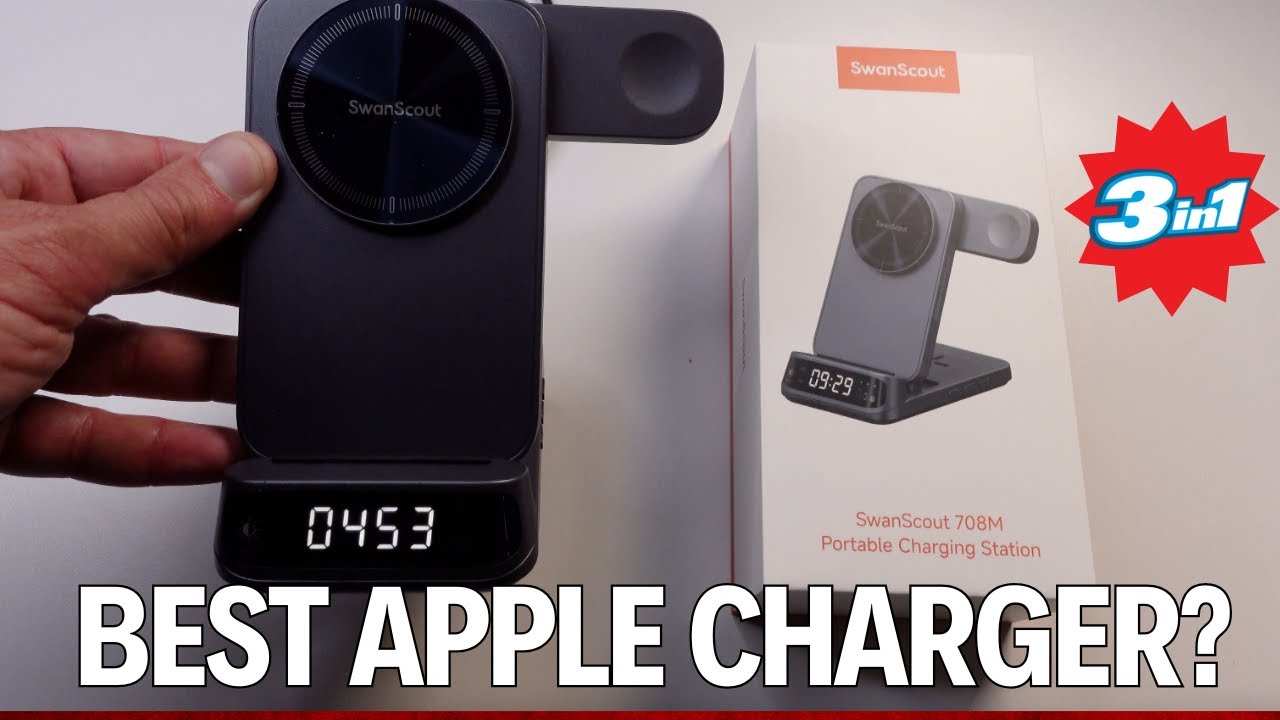 SwanScout 708M Wireless Charging Station for Apple Review | Simplify Your Tech Setup!