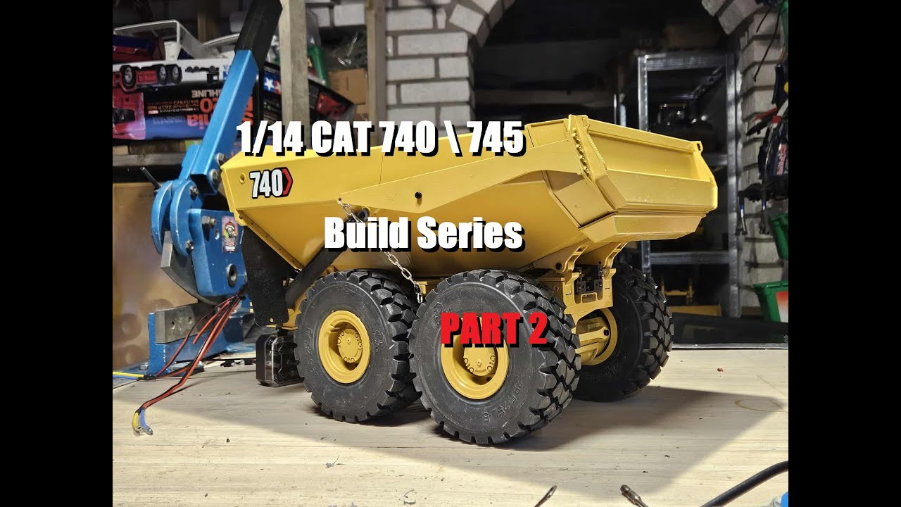 1/14 CAT 740\745 Сборка серии - ЧАСТЬ 2