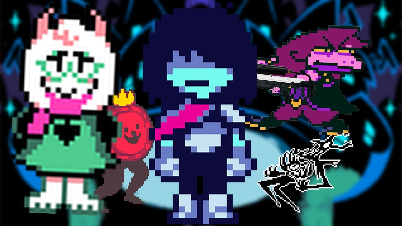 Kris and Susie's sleepover | DELTARUNE Bloopers