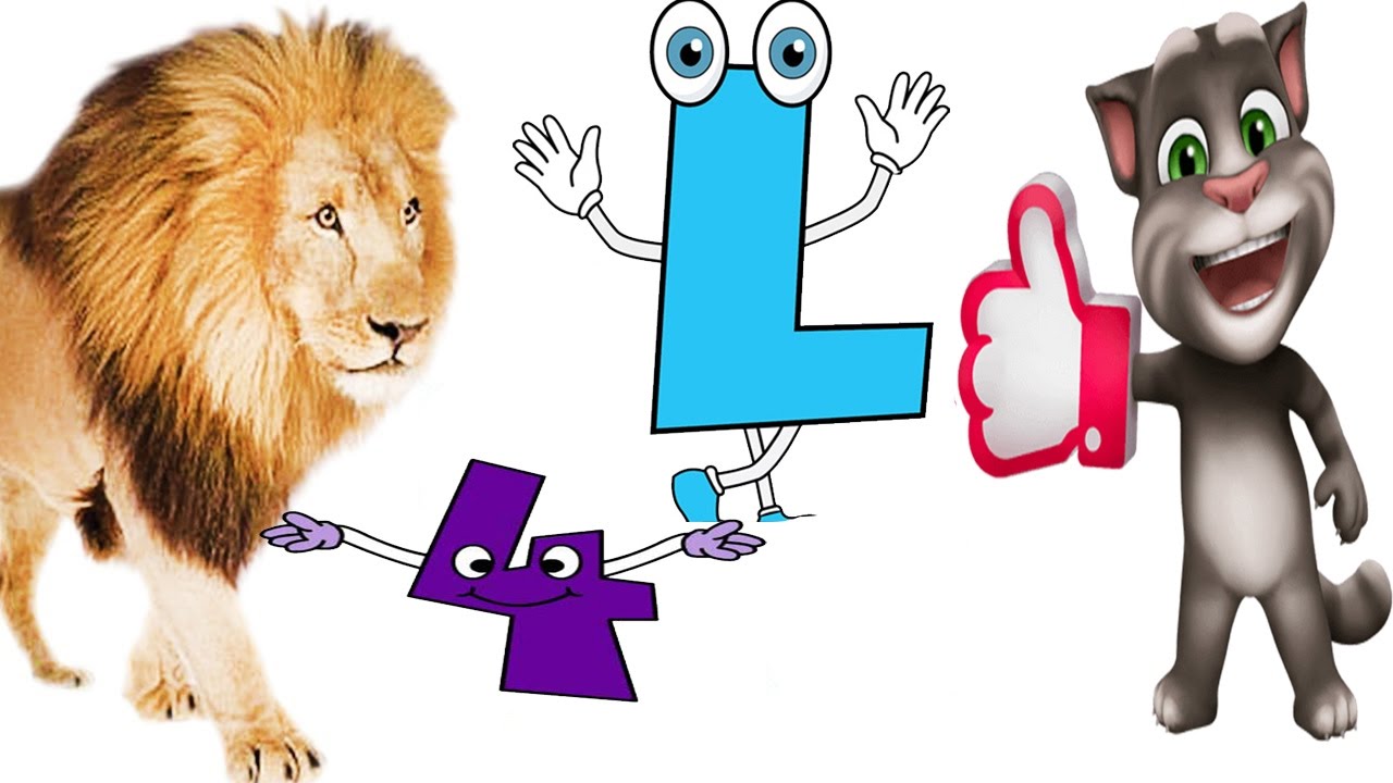 L For Lion ! Learning ABC Alphabet ! With Cartoon For Kids