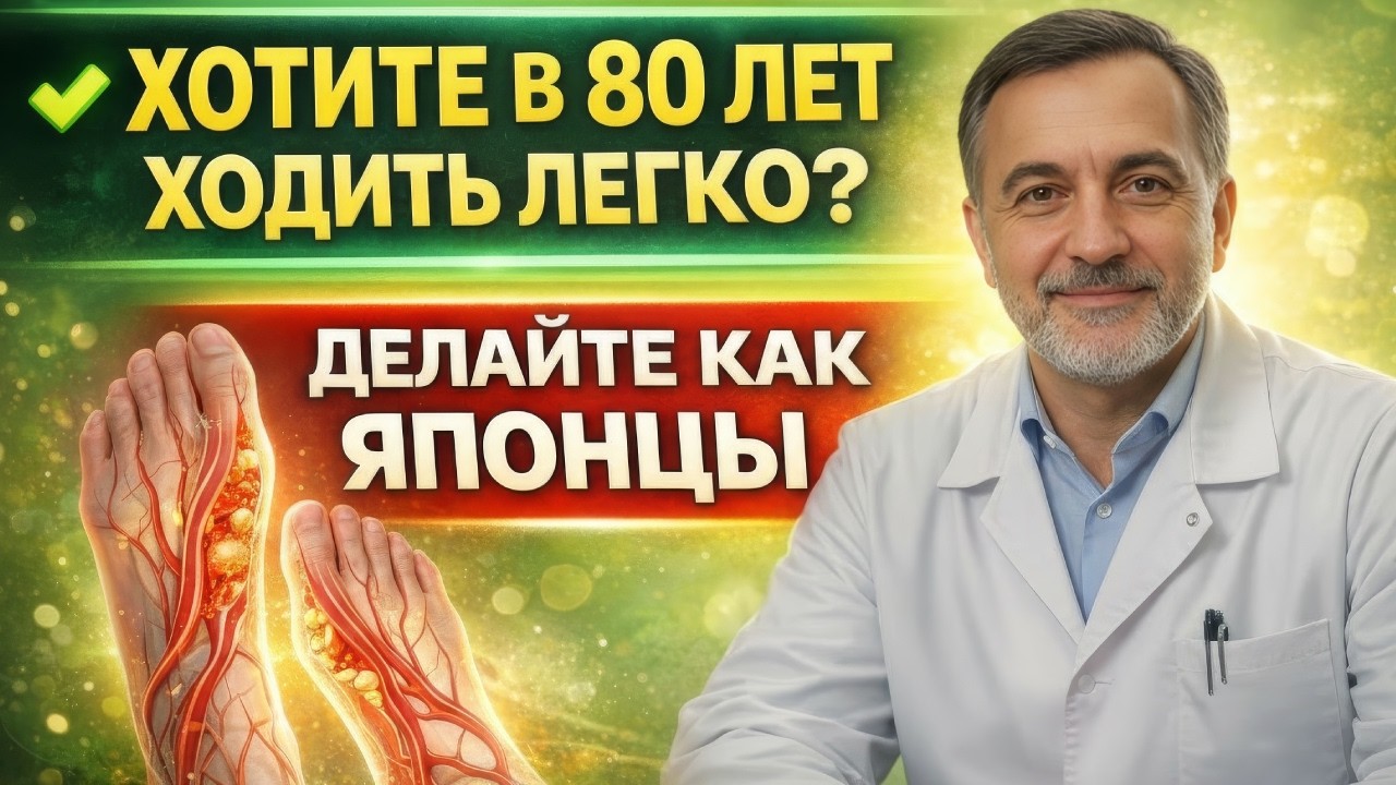 Почему пожилые умирают не от сердца, а из-за ног