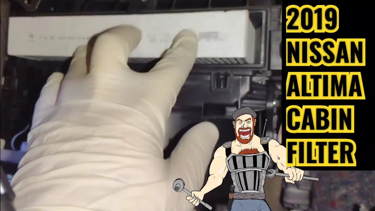 2019 - 2025 NISSAN ALTIMA CABIN FILTER REPLACEMENT TUTORIAL 2019 2020 2021 2022 2023 2024 2025