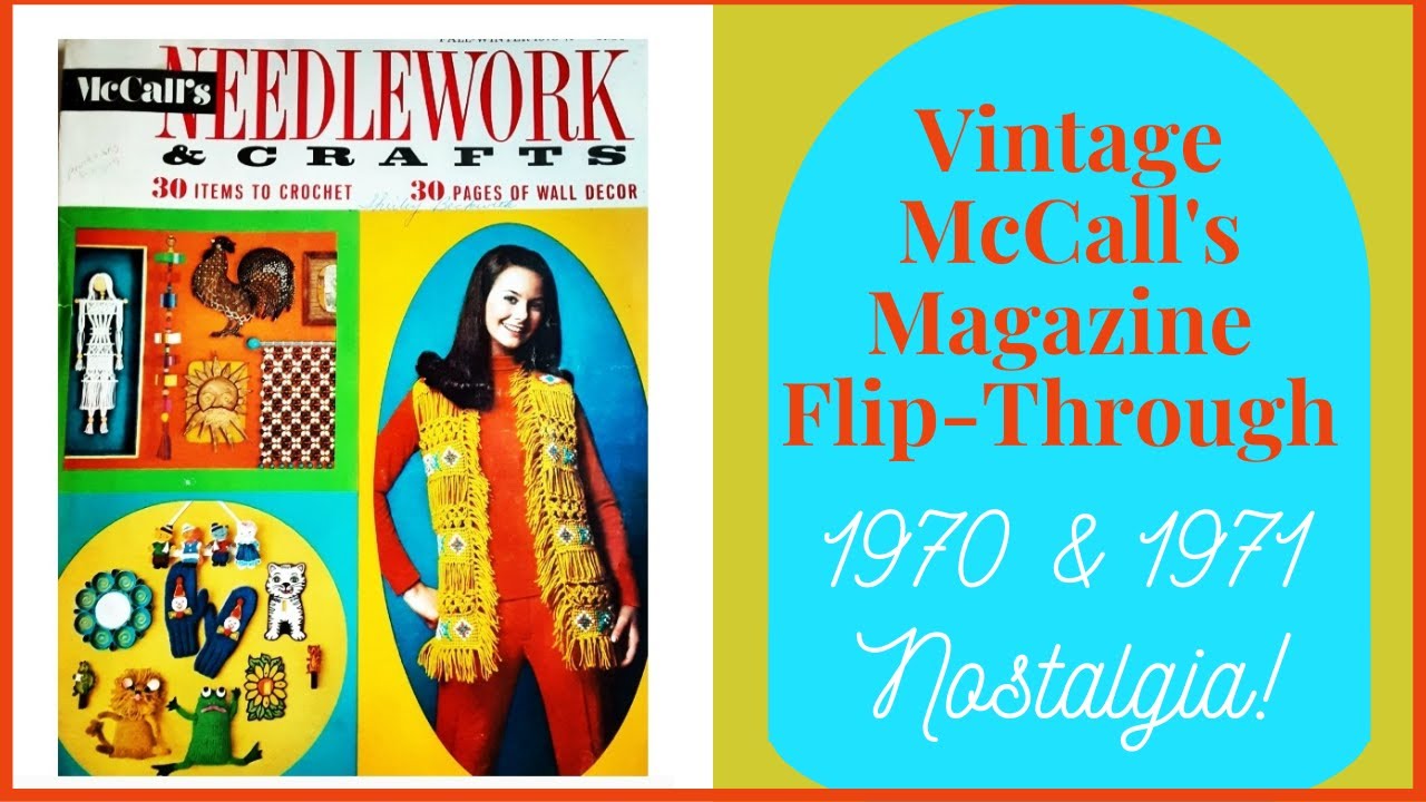 McCall's Needlework and Crafts Vintage Magazine Flip Through | Fall/Winter 1970-1971