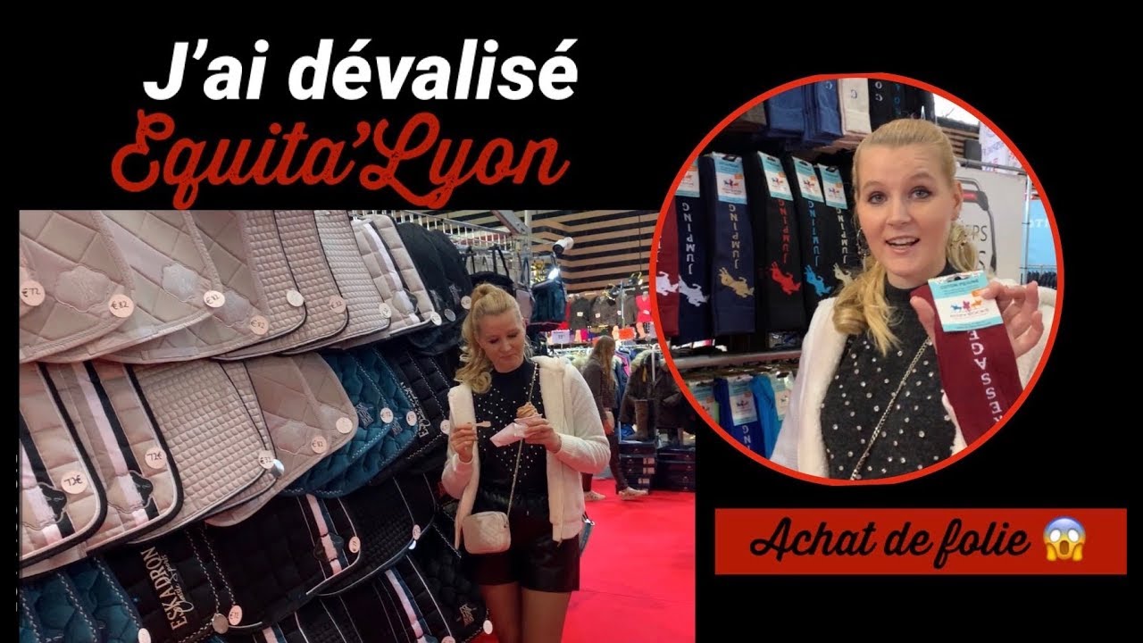 [HAUL] j’ai dévalisé Equita Lyon 2019 🛍😍! Mes achats Kentucky, Lamantia, Likit, Samshield....