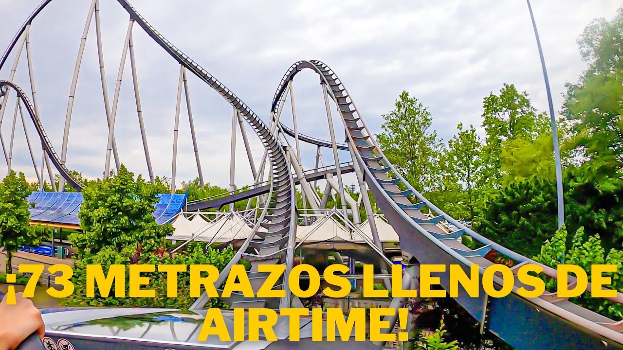 Pruebo la MONTAÑA RUSA MÁS ALTA de EUROPA PARK | Silver Star POV