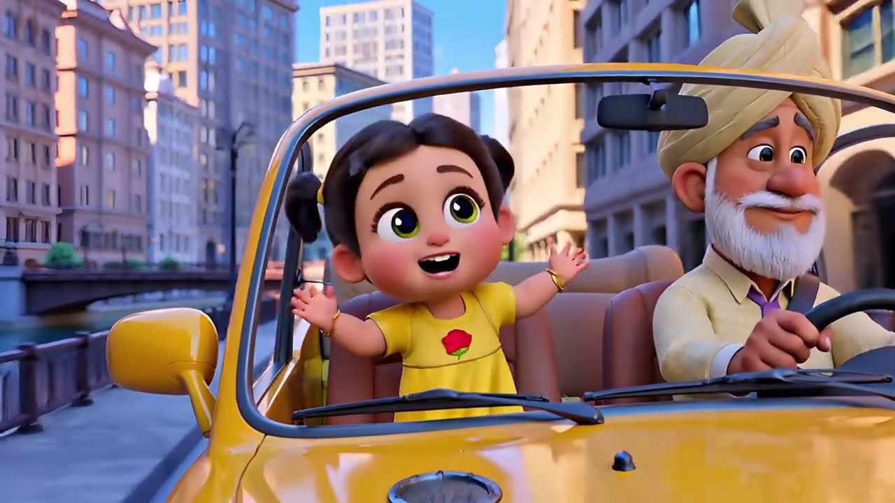Bindi Kaur 👧 | Cute Punjabi Kids Cartoon Song 🎵 | Family Love Story | 3D Animation