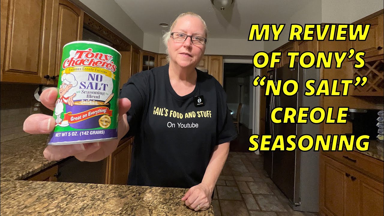 Trying Tony Chachere&rsquo;s &ldquo;No Salt&rdquo; Creole Seasoning on a few things.