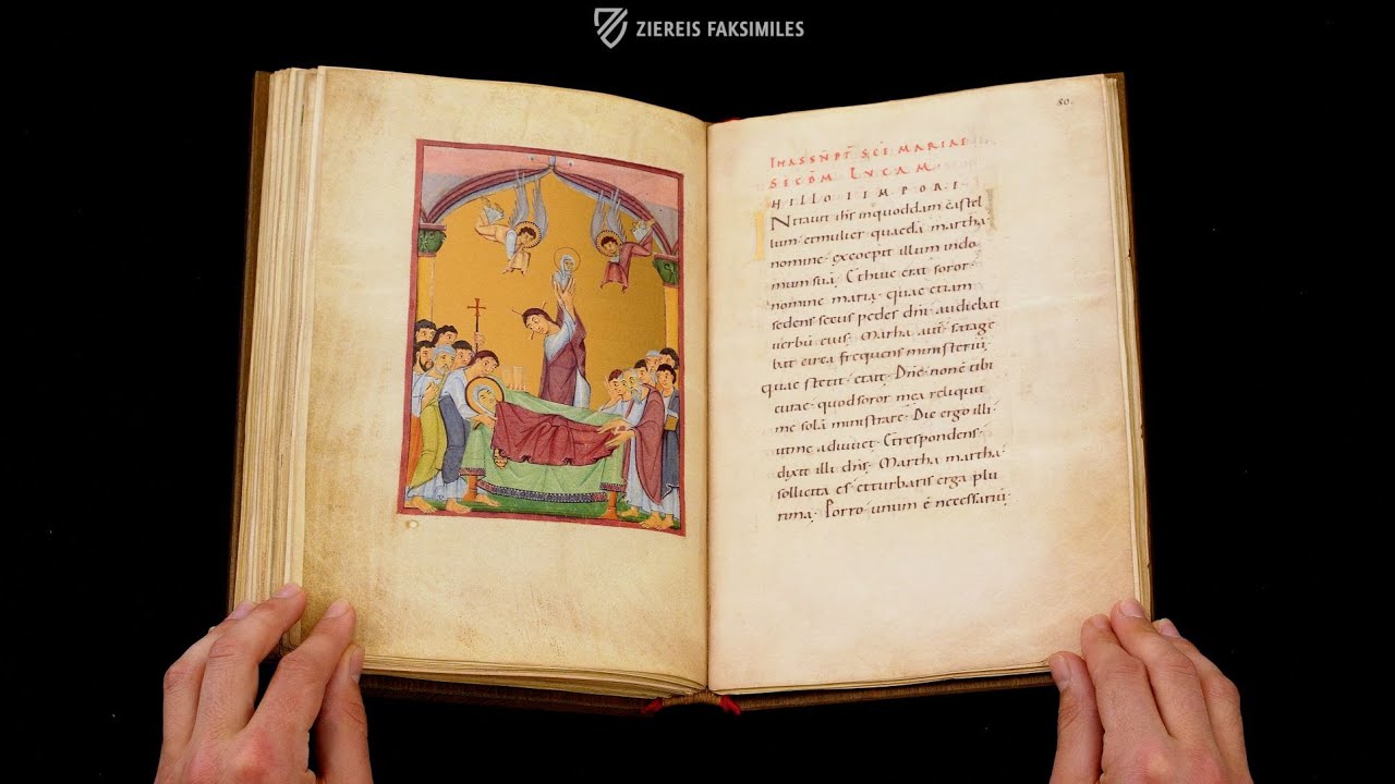THE REICHENAU PERICOPES BOOK - Browsing Facsimile Editions (4K / UHD)