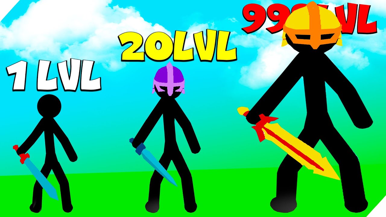 НОВЫЕ СТИКМЕНЫ. ЭВОЛЮЦИЯ МЕЧНИКА! Максимальный уровень! Stickman War Legend of Stick