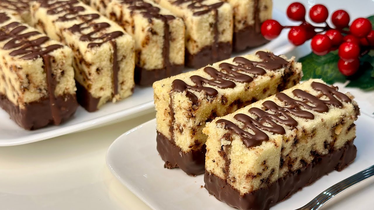 Рождественский торт 🎄 для всей семьи 🤩! Вы будете поражены! Быстрый и простой рецепт