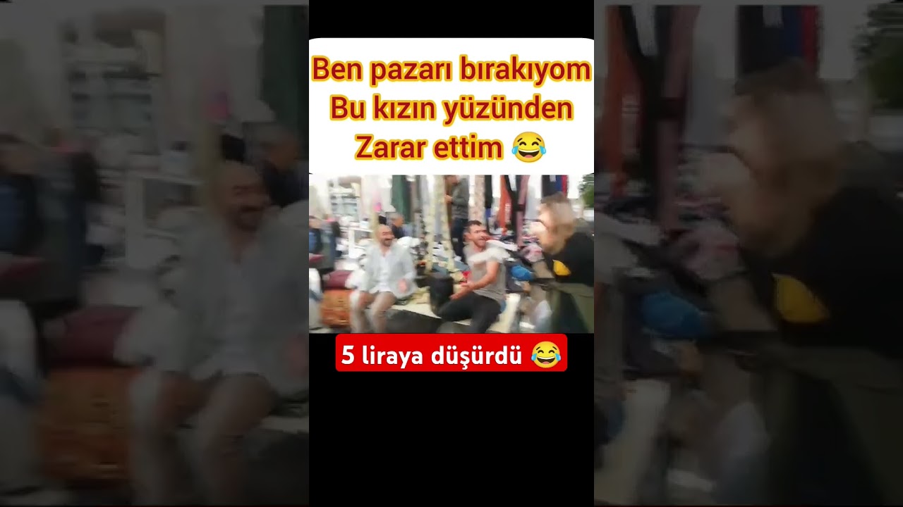 Pazarı bırakıyom 😂