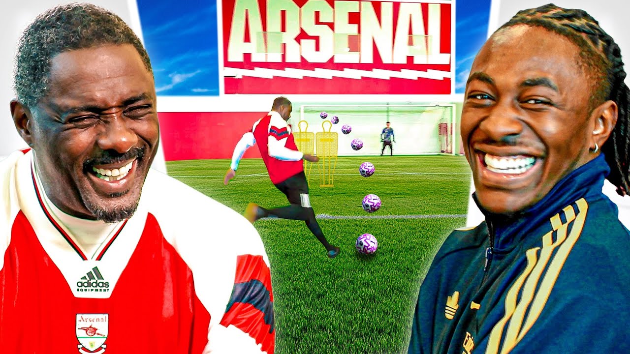 Idris Elba and Eberechi Eze SWAP jobs! 🎬⚽️