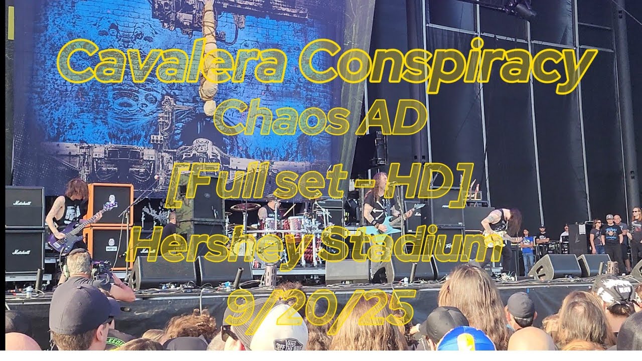 Cavalera Conspiracy live - [Full Set - HD] - Chaos A.D. in full - Hersheypark Stadium - 9/20/25