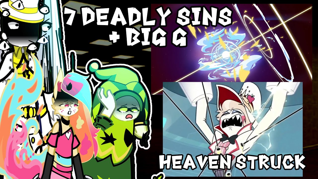 7 DEADLY SINS + GOD reacts to HEAVEN BEING ATTACKED  🛎️😈Gacha 2 Hazbin Hotel Prime #hazbinhotel2 