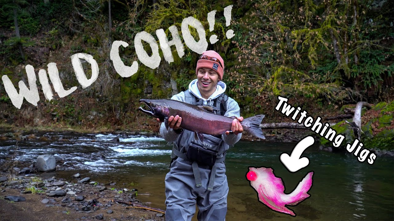 Catching Wild Coho On Twitching Jigs!! (Washington Salmon Fishing)