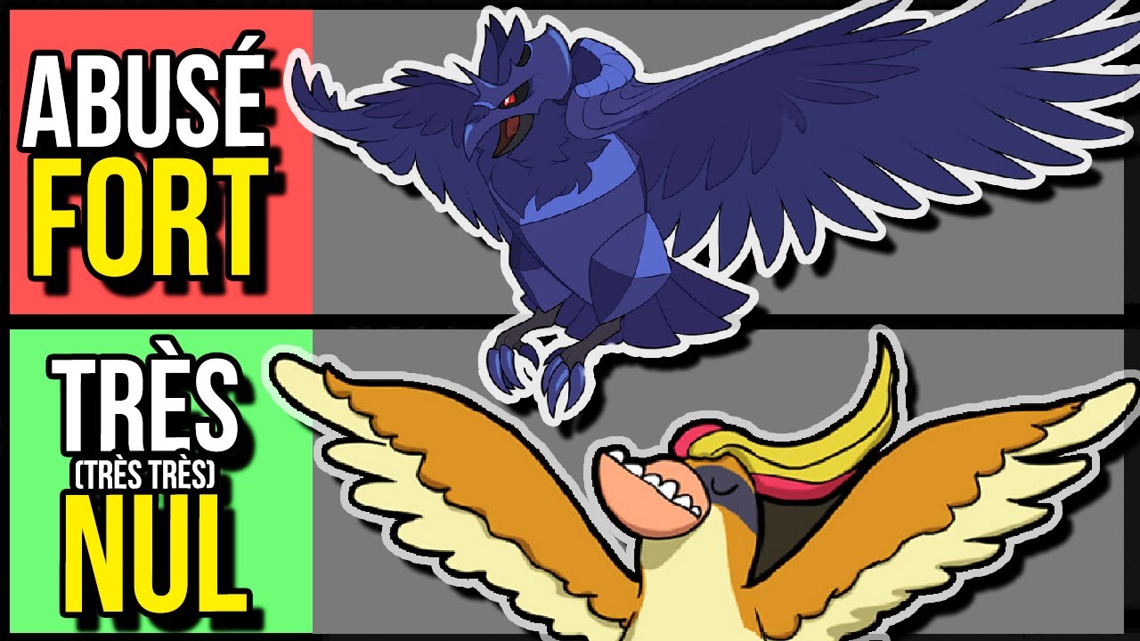 Qui est le meilleur Pokémon oiseau de début d'aventure ? (Tierlist)