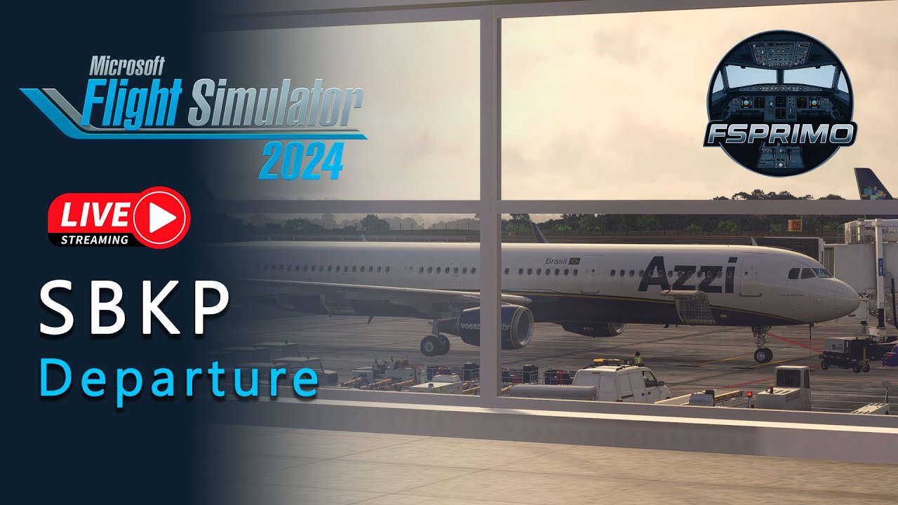 CAMPINAS - SBKP  Departure - #msfs2024 #quest3 #virtualreality #vr