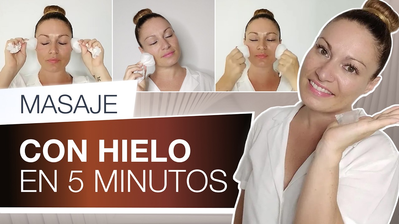 ¡Masaje facial con hielo!  | Bella Aurora