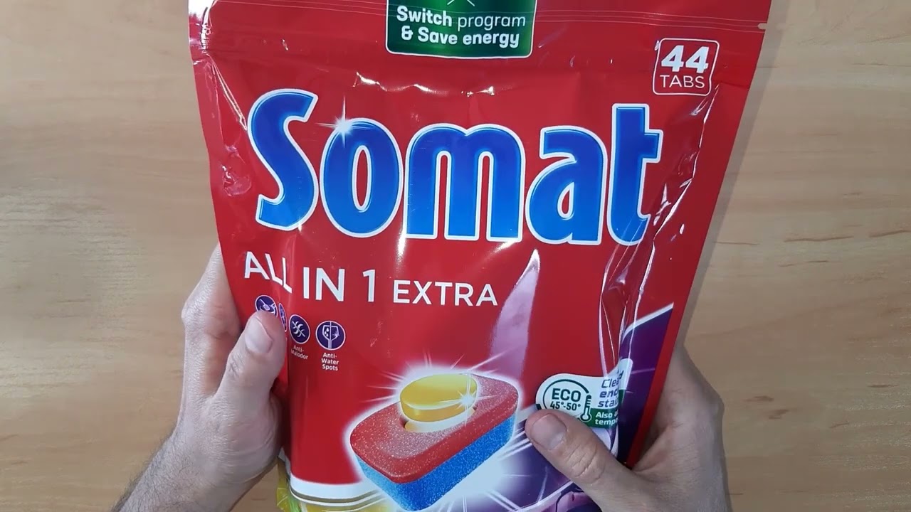 Somat All in 1 Extra 44 sztuki - opinie, recenzja, zastosowanie, unboxing, cena