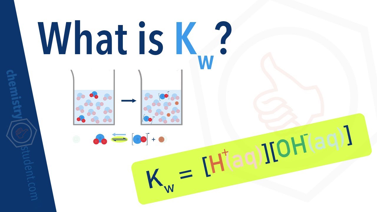 Что такое Kw? (ионное произведение воды)