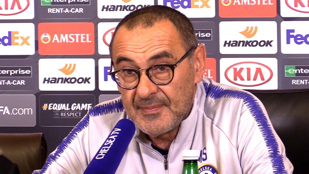 Maurizio Sarri Full Pre-Match Press Conference - Chelsea v BATE Borisov - Europa League