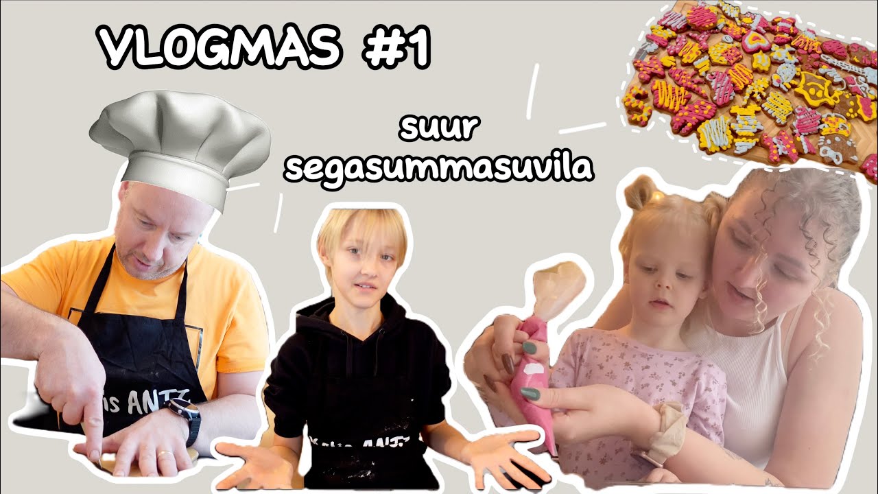 Piparkoogitegu | kaootiline kreembrülee | esimesed päkapikud🎅🏼❄️ VLOGMAS #1