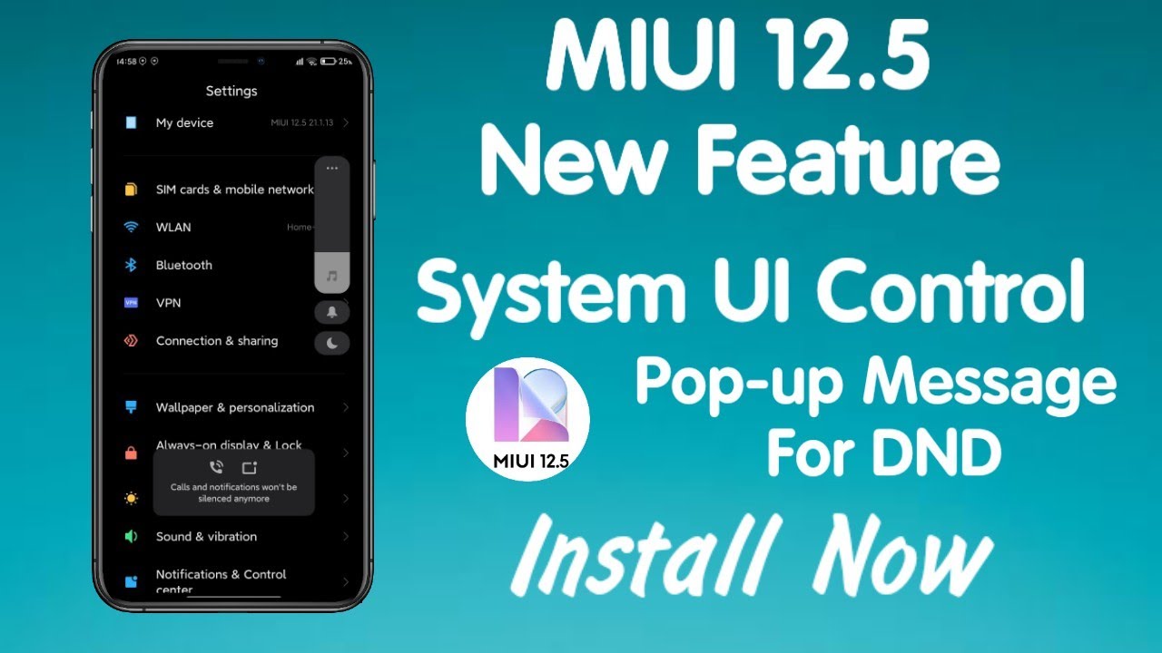 MIUI 12.5 || System UI Control Update || Any Xiaomi Devices 👍