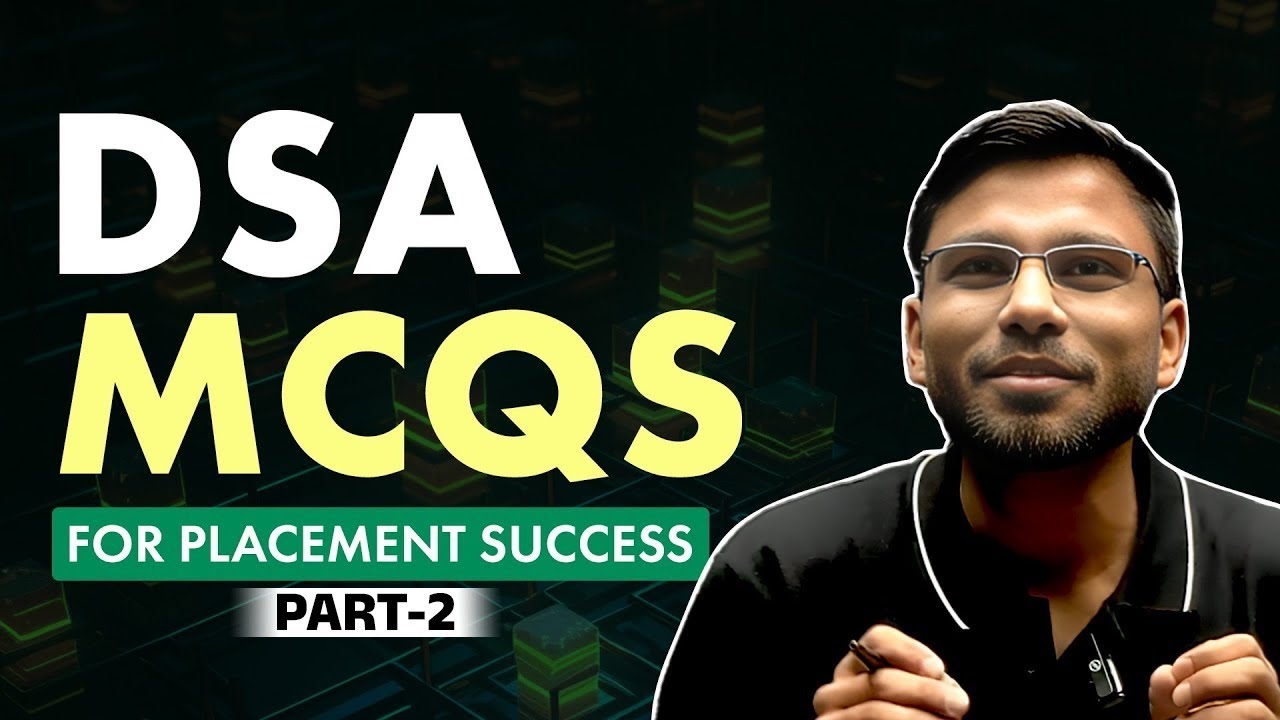 Top DSA MCQs You Must Solve for Placements – Part 2 ✅