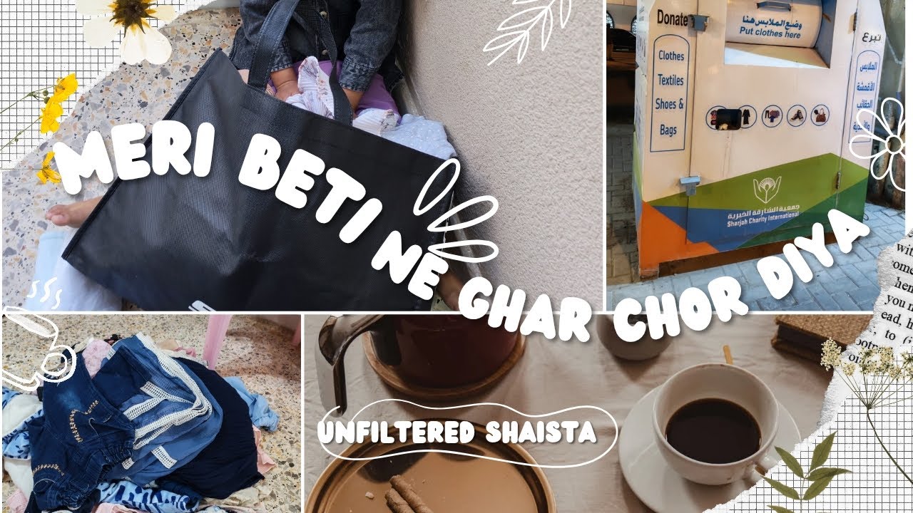 Daily Vlog Episode-7|Meri beti ne ghar chor diya😭😭Unfiltered life with Shaista|#vlogging #viralvideo