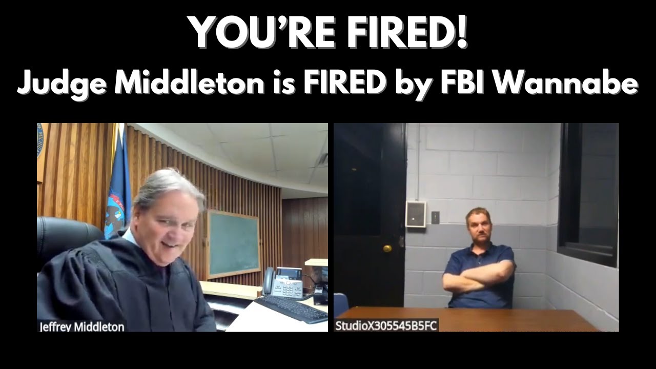 Crazy Defendant Fires Judge Middleton (Middleton rejoices)