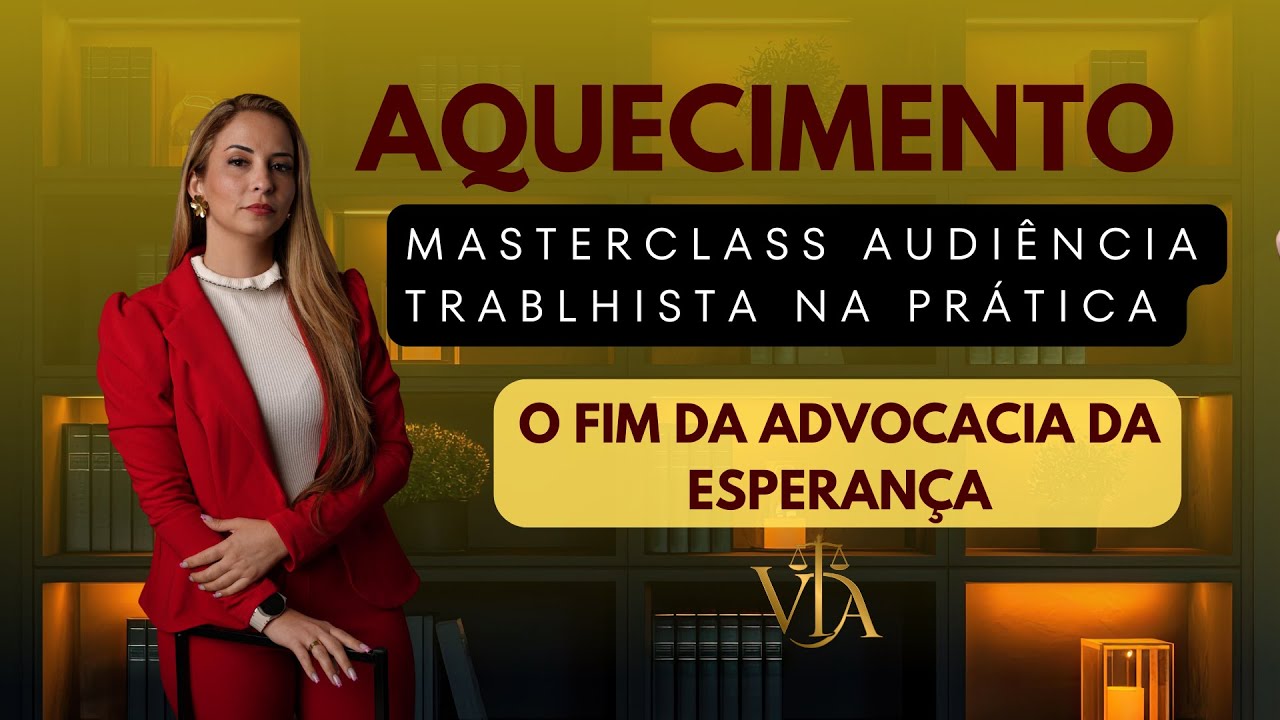 O FIM DA ADVOCACIA DA ESPERANÇA! 1° Live Ao Vivo.