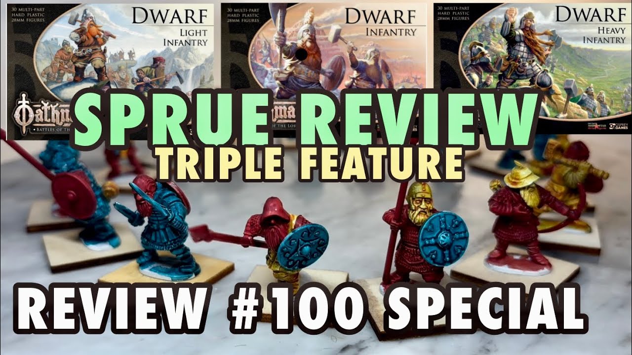 Let&rsquo;s Look at Oathmark Dwarf Light, Medium, & Heavy Infantry | Plastic Miniature Review