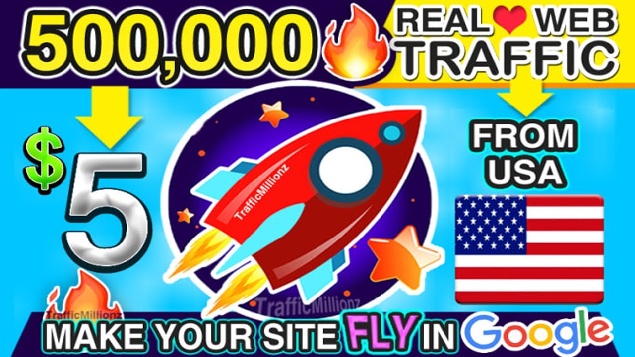 How to get real 500,000 USA web traffic visitors to your website