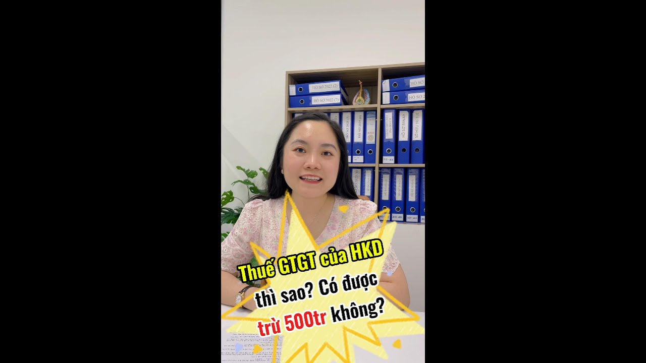 Hộ Kinh Doanh C&oacute; Được Trừ 500 triệu Trước Khi T&iacute;nh Thuế GTGT?