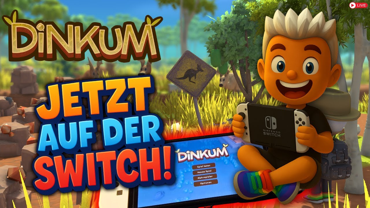 🌿 DINKUM jetzt auf der SWITCH! | Erster Stream – Neues Inselleben & Performance-Check