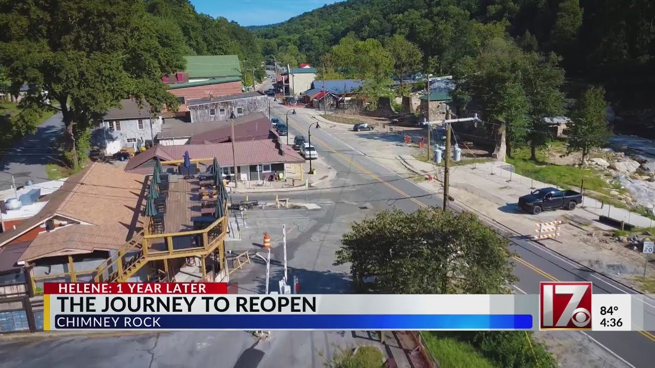The journey to reopen in Chimney Rock after Hurricane Helene
