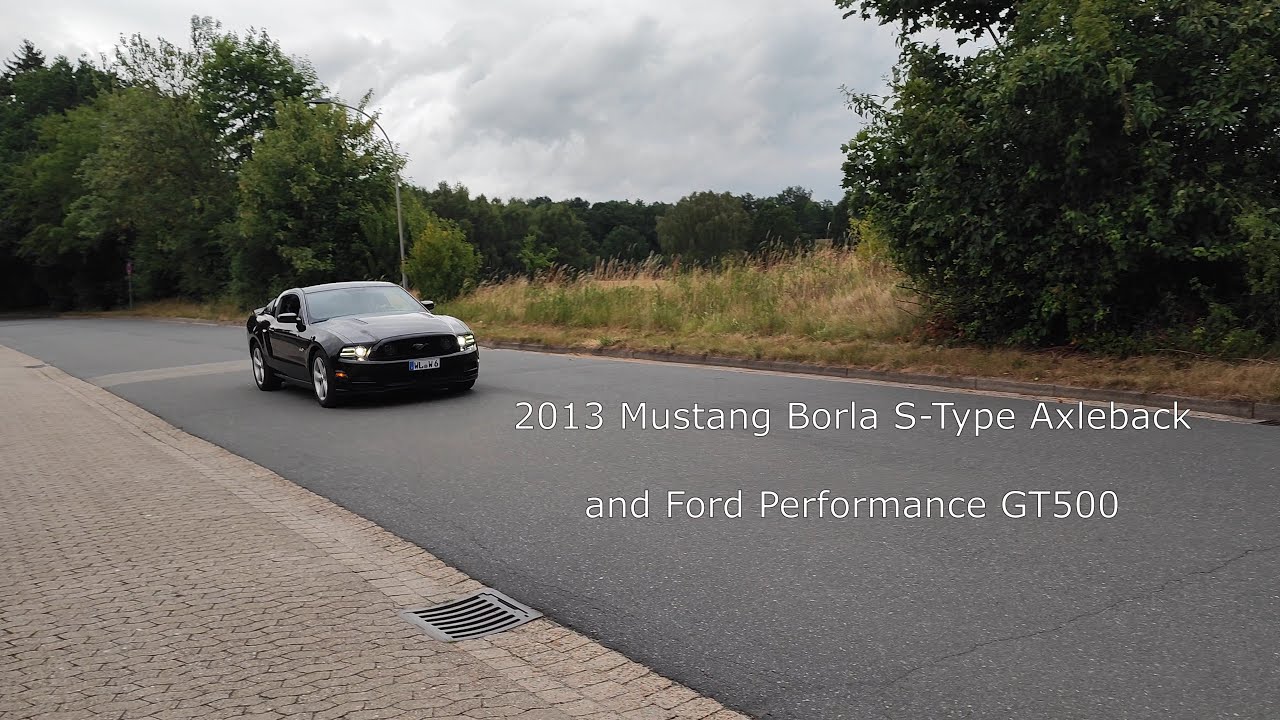 2011-2014 Mustang GT  5.0 Axleback Exhaust Ford Performance GT500 VS Borla S-Type