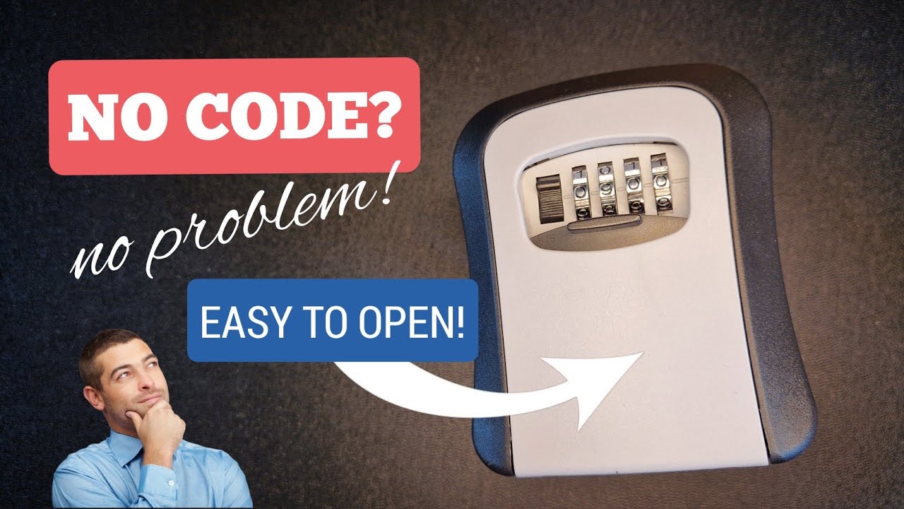 Open a Key Safe without the Code the easy way! ☝🏻😎