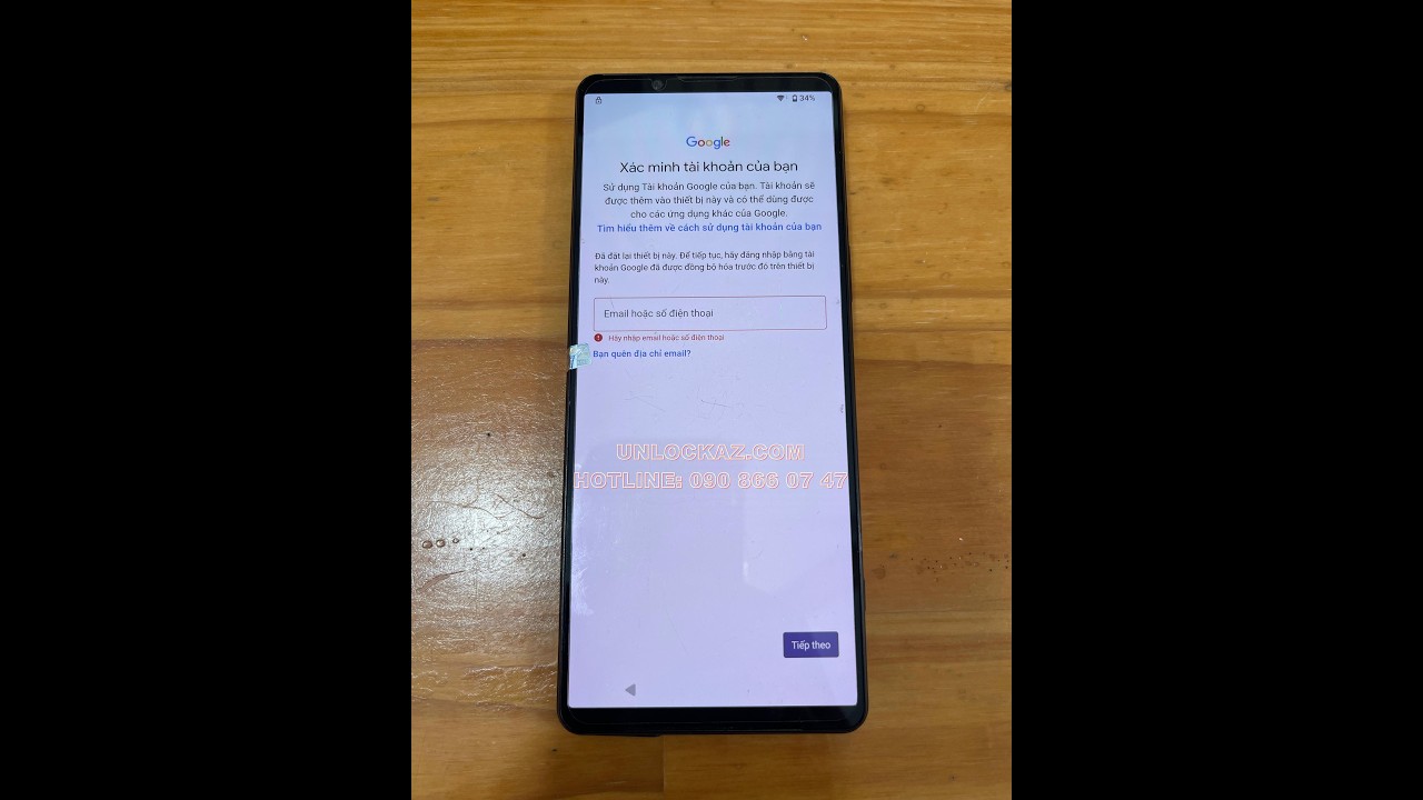 Xóa xác minh Google Sony Xperia 1 IV (Mark 4) mở khóa tài khoản gmail