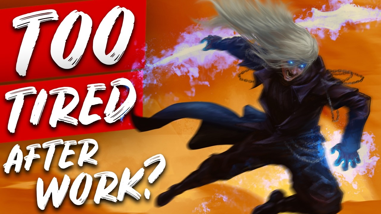 Why you're ALWAYS too tired for art after work