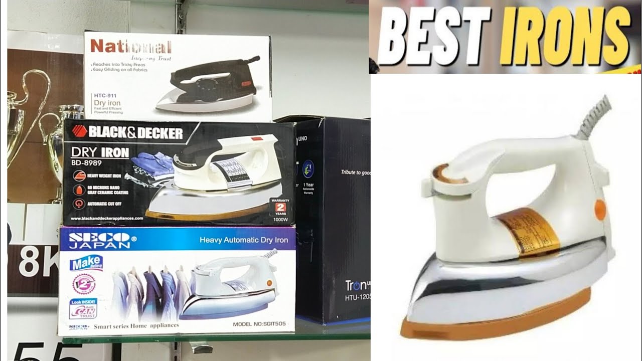 Best Dry Iron Price in Pakistan 2023 | Seco | National | Black and Decker #dryiron